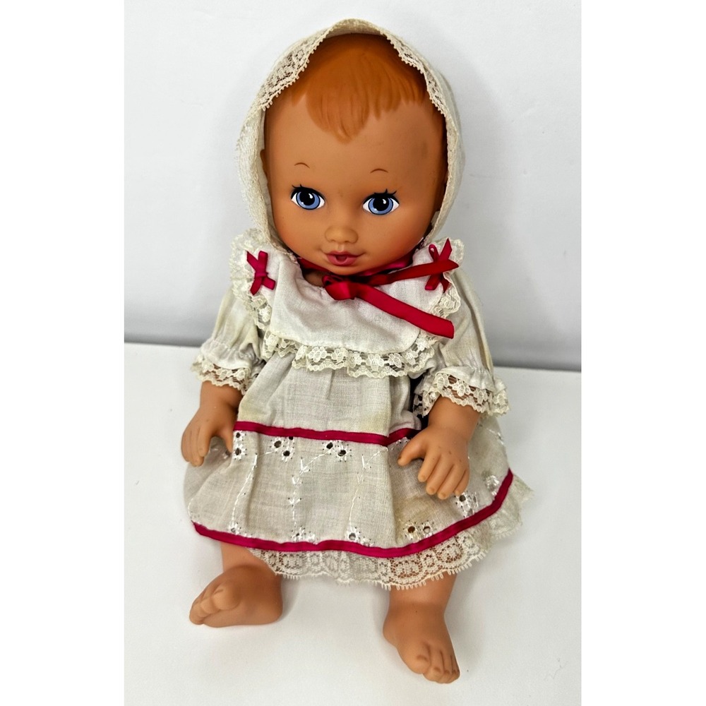 Playmates 1995 Vintage Water Babies Doll Dress Bonnet Diaper 9.5"